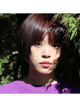 ヘアクリエイト エクセル美容室(Hair Create EXCEL) ショートボブ × デザインカラー