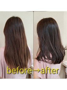 アナザースカイ (another sky) セミロング×ラベンダーブラウン