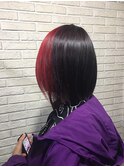 【派手髪】バンドリ 美竹蘭風カラー【ポイントカラー】
