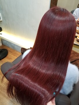 シェルビー 新宿(SHELBe) レッドブラウン×極上艶[新宿/髪質改善/白髪ぼかし/ヘッドスパ]