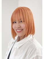 モリオフロムロンドン 松戸店(Morio from London)&nbsp;【松戸 藤原】ペールオレンジ似合わせボブ