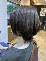 ティアラ 桜木町(TIARA)&nbsp;ショートウルフ/20代/30代/ネイビーグレイ/大人かわいい