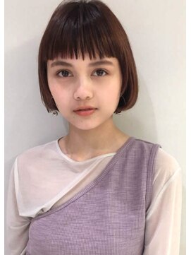 サーカス バイ ビュートリアム 青山(CIRCUS by BEAUTRIUM) 耳かけボブ　すっきり　丸み　ボブ　ミニボブ　伸ばしかけボブ