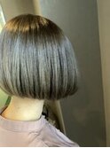 大人可愛いイメチェンモードヘアダークアッシュチェリーブラウン