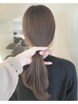 ガリカ 渋谷(Gallica) 【Gallica】透明感オリーブベージュ/ブリーチなしダブルカラー