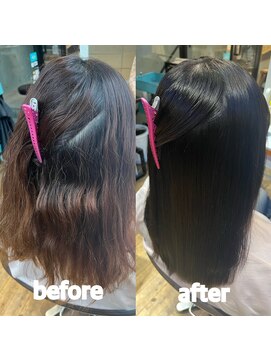 ディフィー 渋谷(defi) セミロングストレート