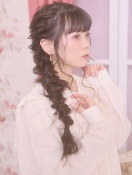 アリエス 渋谷駅西口店(Aries)の写真/ヘアセット¥1,900/崩れないヘアセットが定評◎結婚式・パーティーに新しいヘアセット&ヘアメイクをご提案！