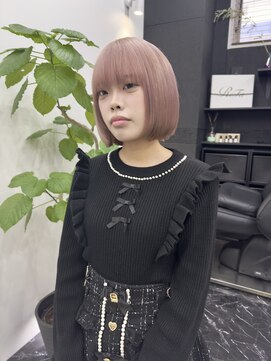 チュダック(ChuDuck) 韓国風《ピンクベージュ》ハイトーン/ケアブリーチ/ダブルカラー