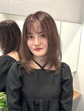 ラフ 立川(Laff) 顔周りレイヤーフェイスレイヤー韓国レイヤーミディアムレイヤー