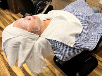 ワカバ(WAKABA)の写真/当店のシェービングはクレンジングエステとローションマスクがセット◎スッキリ清潔に、癒しの時間をご提供