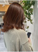 ブリーチなしでも明るく見えるオレンジカラー！[横浜/横浜駅]