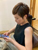 グランバイ アトリエドングリ(Grand × AtlierDonguri)&nbsp;お客様髪質改善データ1266(女性の柔らかい刈り上げ)