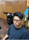 ショートハーパーフェード