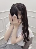 三つ編みハーフツイン＊まゆ