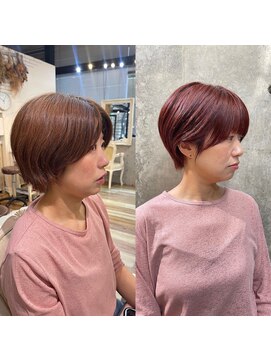 カシュカシュ(cache cache) 大人ショート ショートボブ 髪質改善 二子玉川用賀