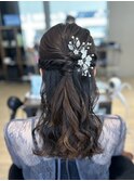 【高木美緒】お呼ばれヘアに大人気ハーフアップアレンジ