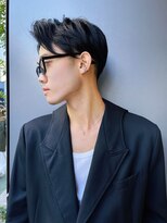 トルネード(TORNADO) ビジネスアップバング七三フェードツーブロックパーマt1213