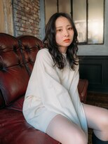 リュープリエ 笹塚(Lieu plie)&nbsp;前髪長め×ロンググレージュカラー