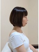 ナチュラルボブ白髪染めハイライト30代40代50代60代/新瑞橋