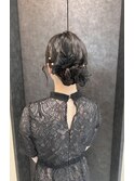 リボンとの組み合わせが可愛い＊ゆるっとシニヨン/結婚式