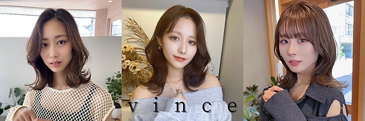 ヴィンス(vince)のサロンヘッダー
