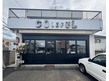 ヘアースタジオ カラフル(hair studio COLaFUL)の雰囲気（駐車場は店舗前２台です。）