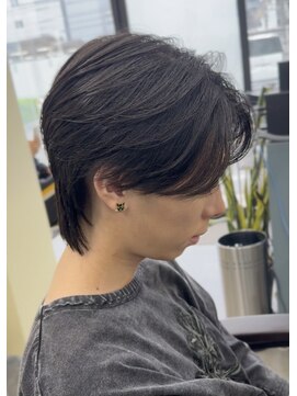 ファンド 千葉(fand) 毛流れセンターパート/ウルフカット/メンズカット/千葉駅◎RYO