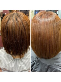 ソメ フェリエ南草津店(SOME)の写真/[根元￥2530/全体￥2970-] プロが染める白髪染め専門店◆カラーバリエーション豊富で理想のブラウンが叶う♪