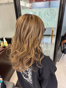 アイズ 本厚木(AIZU) 白髪ぼかしカラー　ベージュ