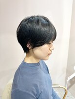 ナンバー 博多(Number) 大人可愛い30代40代50代前下がりショートボブ丸みショート