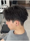 アクティブショート 刈り上げアップバング 鹿児島メンズ