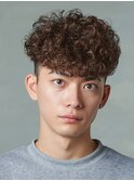 波巻きツイスパ/サーフカール/メンズ/men's/フェザーパーマ/眉毛