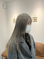 ジジ 宇都宮(Gigi)&nbsp;ヘーゼルベージュカラー/レイヤーカット/ブリーチカラー
