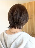 金沢八景ショートボブ切りっぱなしボブレイヤーカット髪質改善