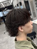 オーバルバイアピッシュ(OVARL by apish)&nbsp;サーフカールニュアンスサーフカールウルフロン毛ミディアム
