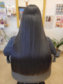 マフネ(Mafune)の写真/香りを選べるトリートメント付き！髪質改善ストレートでサラサラの髪へ整えます◎