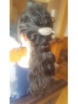 エクステンション クーチャー(Extention Cu'cha) 結婚式ルーズハーフアップ