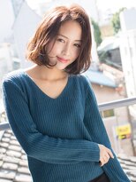 ジェム(GEM)&nbsp;＊*GEM*＊なりたい質感が叶う☆センターパート大人ボブ