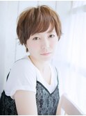 外ハネショートスタイル