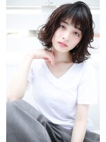 ラフィス ヘアーピュール 梅田茶屋町店(La fith hair pur)&nbsp;【La fith】 エアリー切りっぱなしボブスタイル