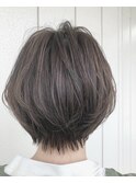 #ハンサムショート#グレージュ