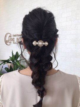ヘアーリゾート ラウレア(Hair Resort LAULEA) 編みおろしアレンジ