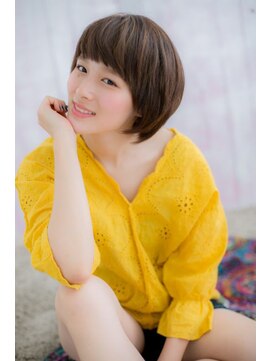 ミック ヘアアンドメイク アップ 駒込店(miq Hair&Make up) ワイドバングｘマッシュショート