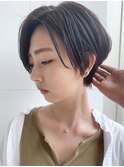 ネイビーハンサムショート_オリーブカラー_ba241711