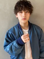 【PARK】メンズスパイラルパーマ×マッシュウルフ