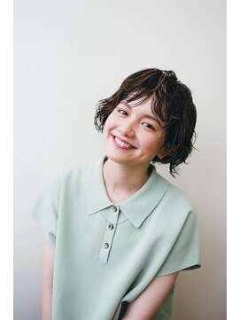 ピズム(PISM) 大人ニュアンス前髪ボブスタイル