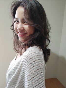 アンドハッチ(&Hacci) 丸みレイヤー×グレージュハイライト