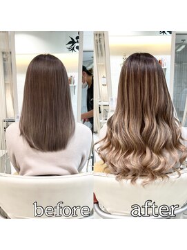 ヴォーグ(VOGUE) シールエクステでグラデーションロング☆