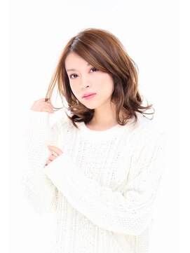 ノアランス 池袋(noah rance) 小顔カットかわいいショコラベージュナチュラルカール！！