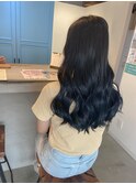 韓国巻き×艶巻き×ブルーブラック×ネイビーグレージュ